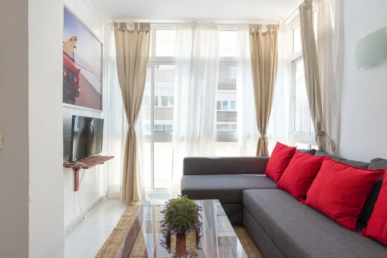 Mp1-Ocean Views Apt On The Beach Apartment Malaga 0*,